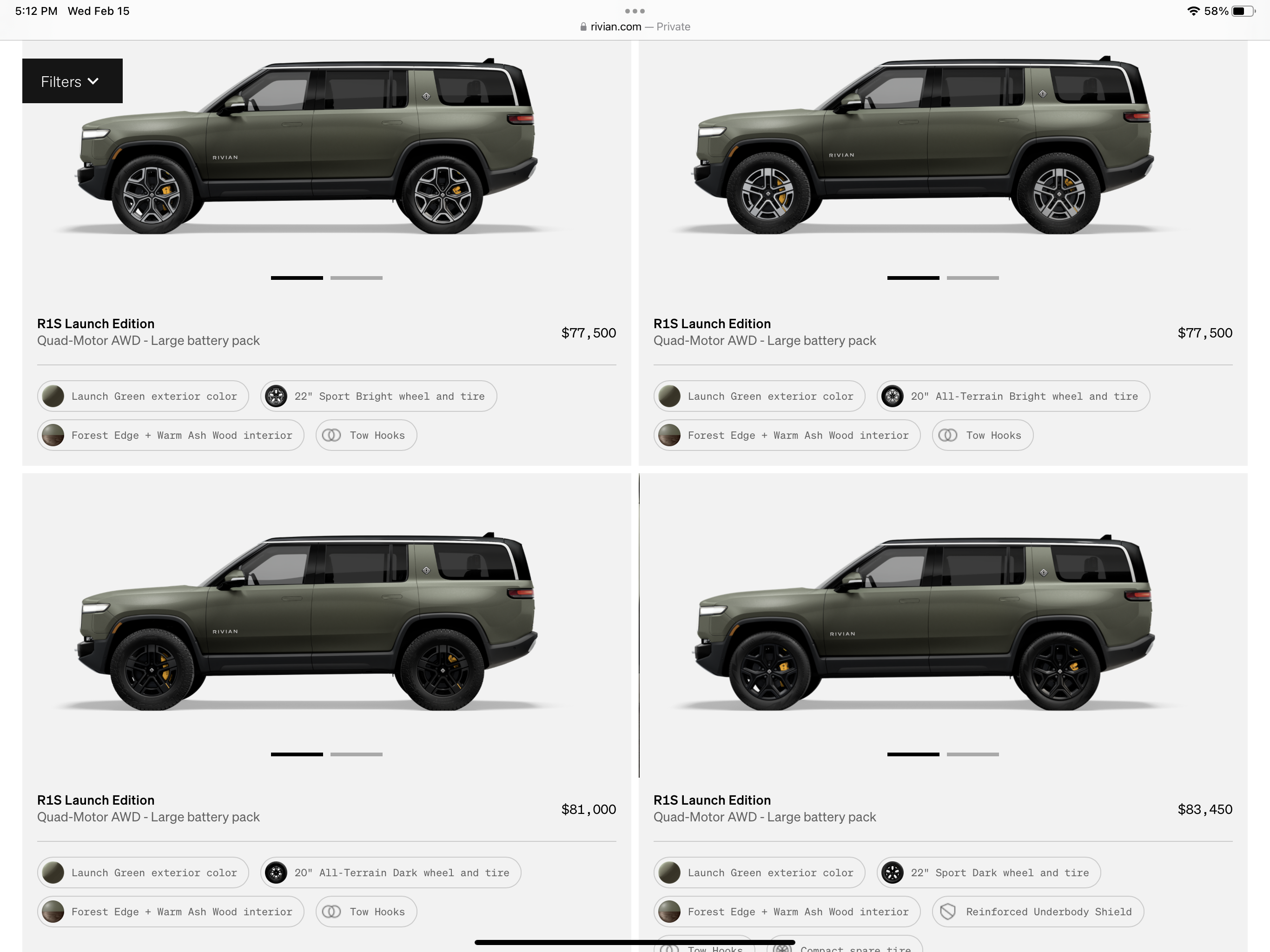 Rivian R1T R1S R1S Shop access live with lots of inventory! 0C37535C-7F20-42CE-A802-100A970E9AD2