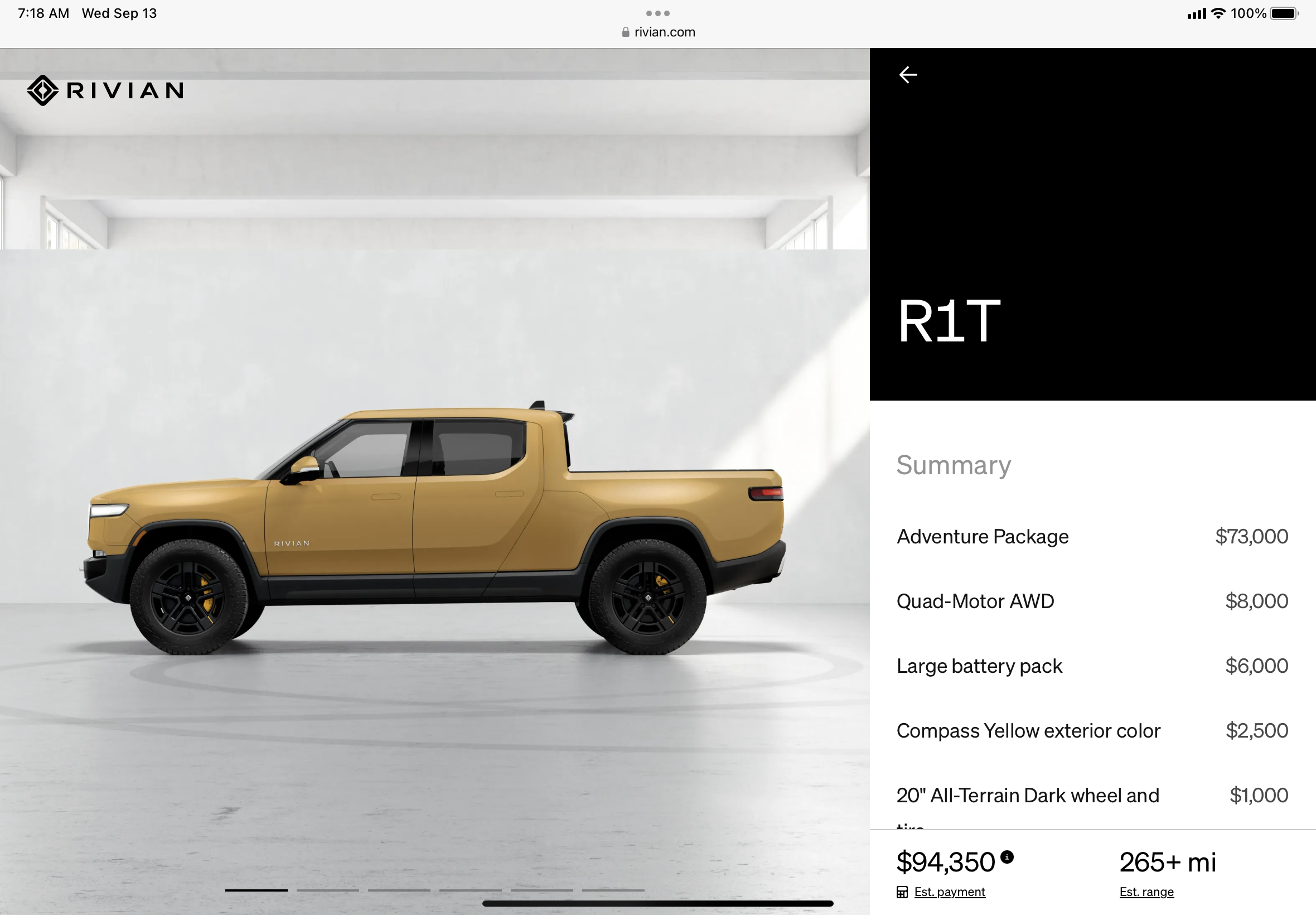 Rivian R1T R1S R1T Shop appears to be accessible to everyone now 1694614730497