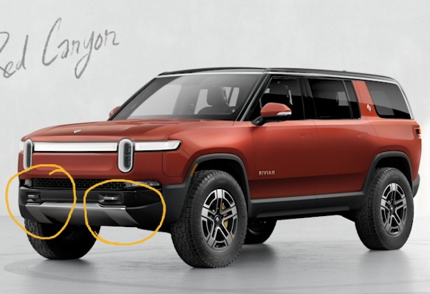 Rivian R1T R1S No clarity on bumper brackets placement yet!!‍♂️‍♂️ 20201116_004525
