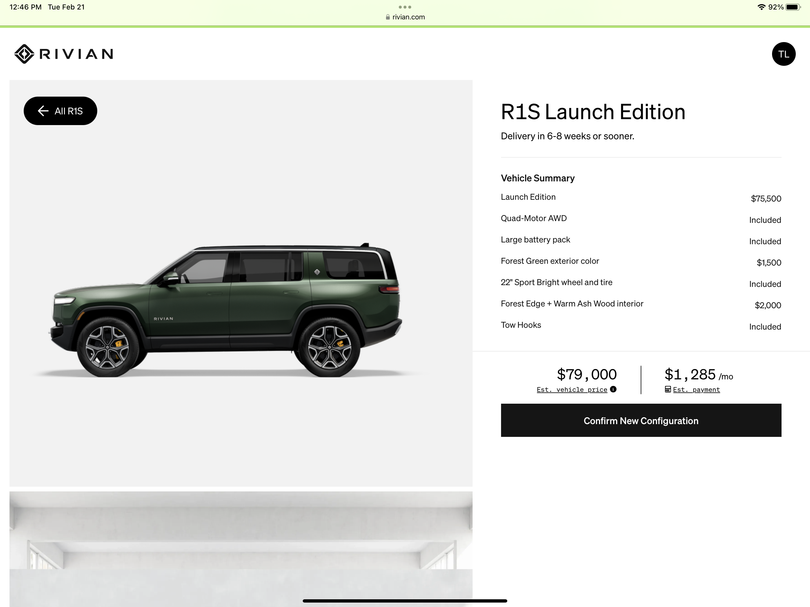 Rivian R1T R1S R1S Shop access live with lots of inventory! E36D0607-D2AD-4AF4-ACD0-542836343D62
