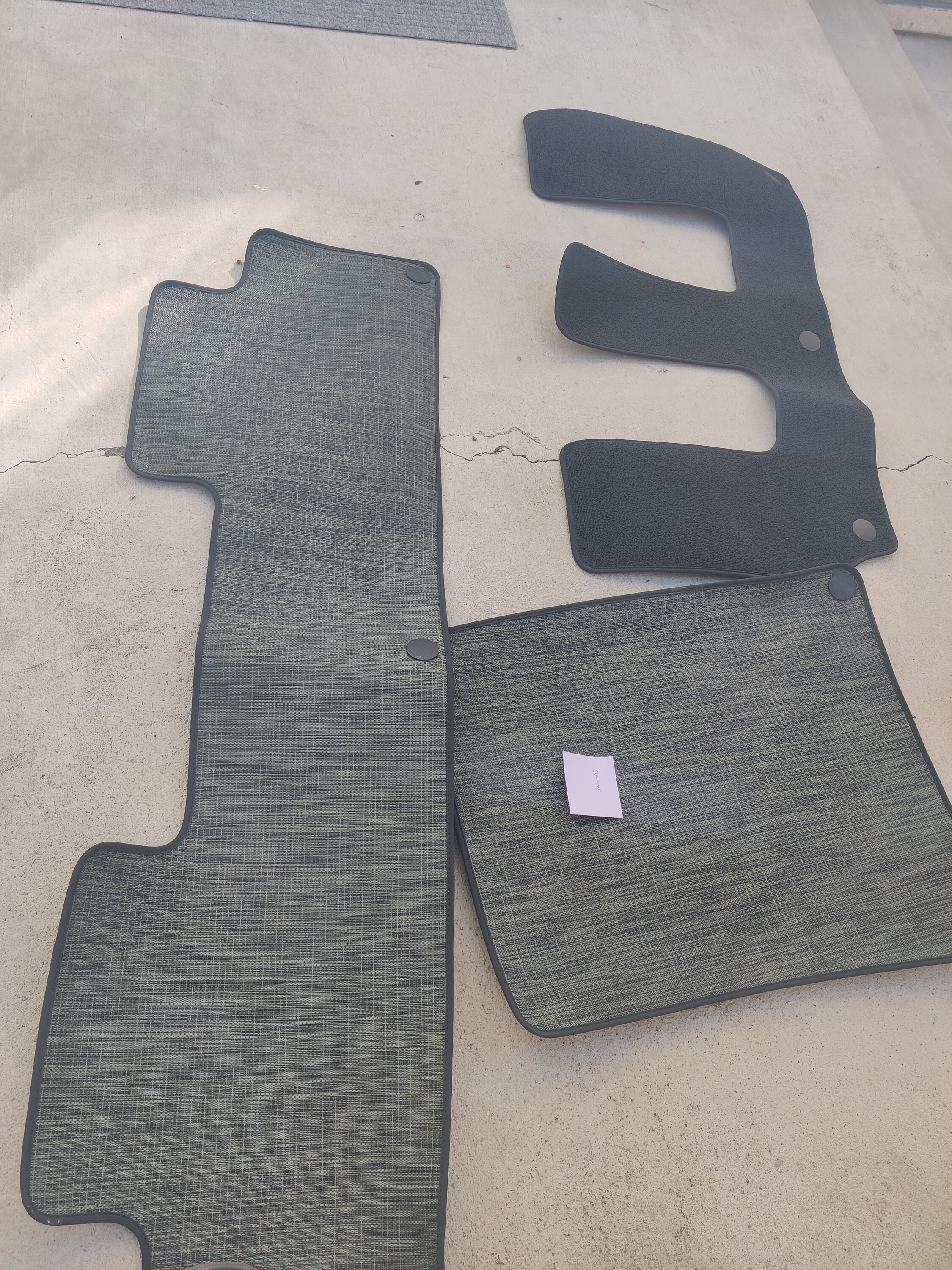 Rivian R1T R1S Stock chilliwich floormats green $40 IMG_20240217_151228