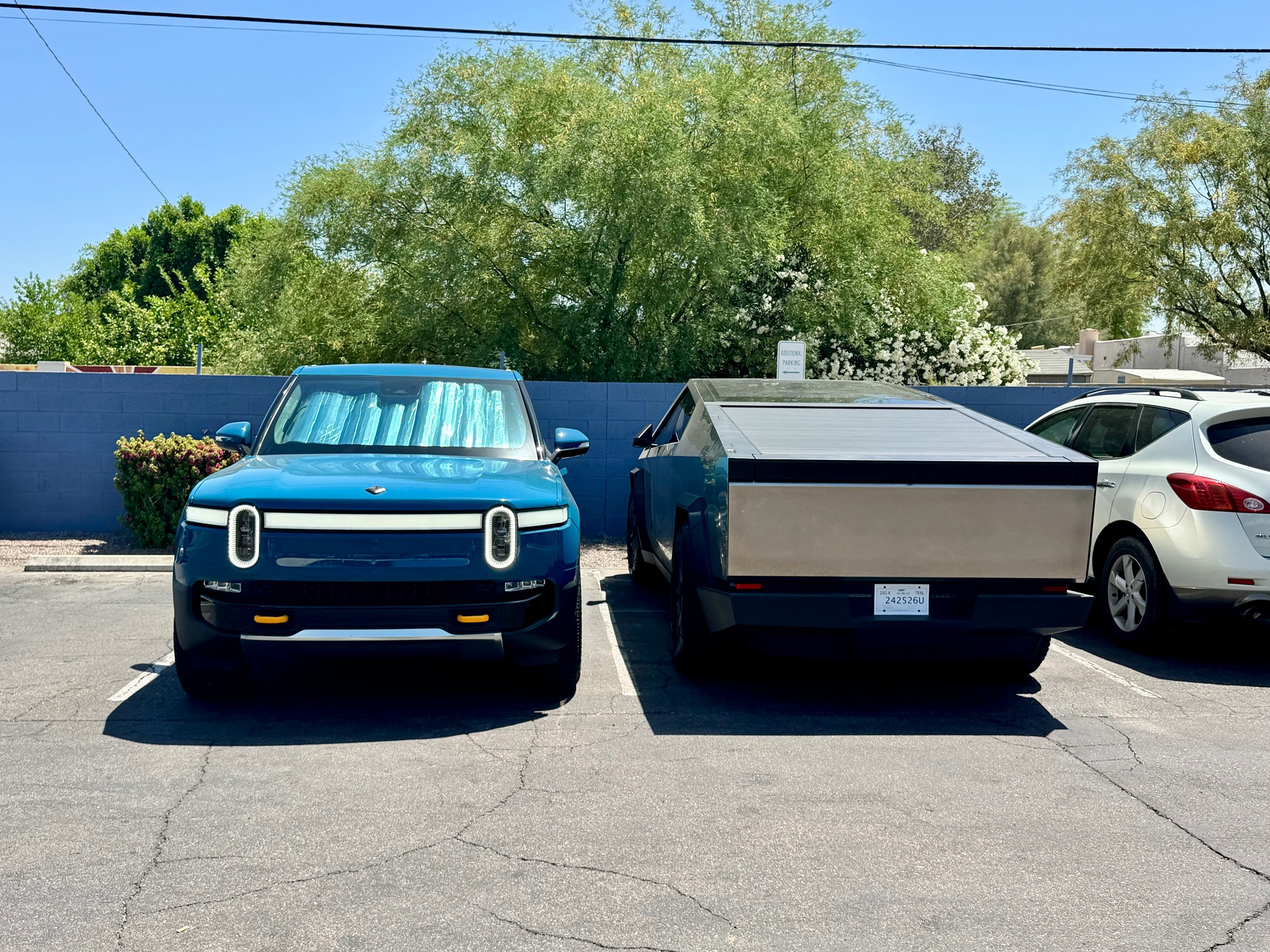 Rivian R1T R1S A dumpster and pools IMG_2035