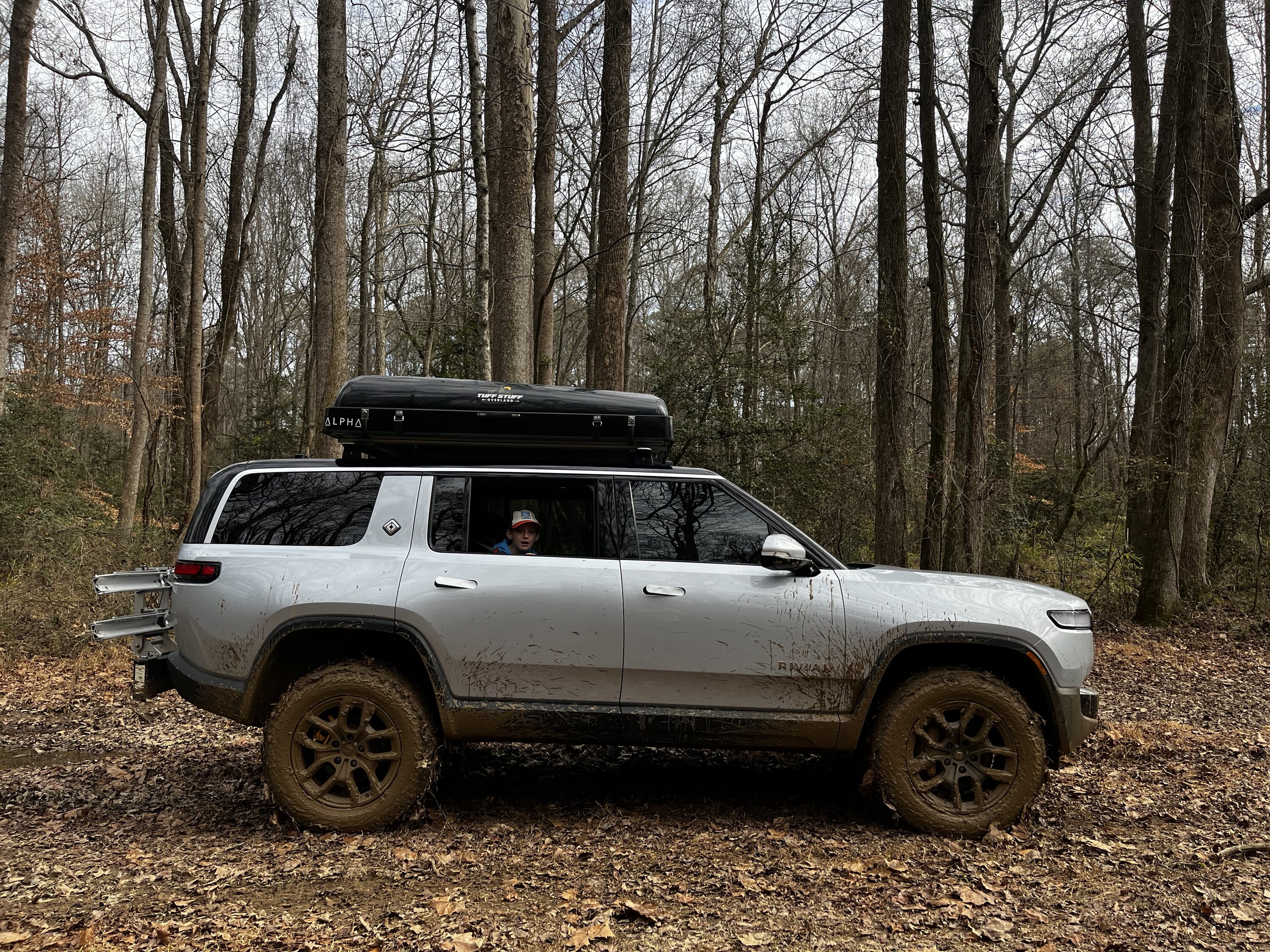 Rivian R1T R1S 2,333 mi Winter Trip from New York to Georgia in R1S with an iKamper IMG_3103