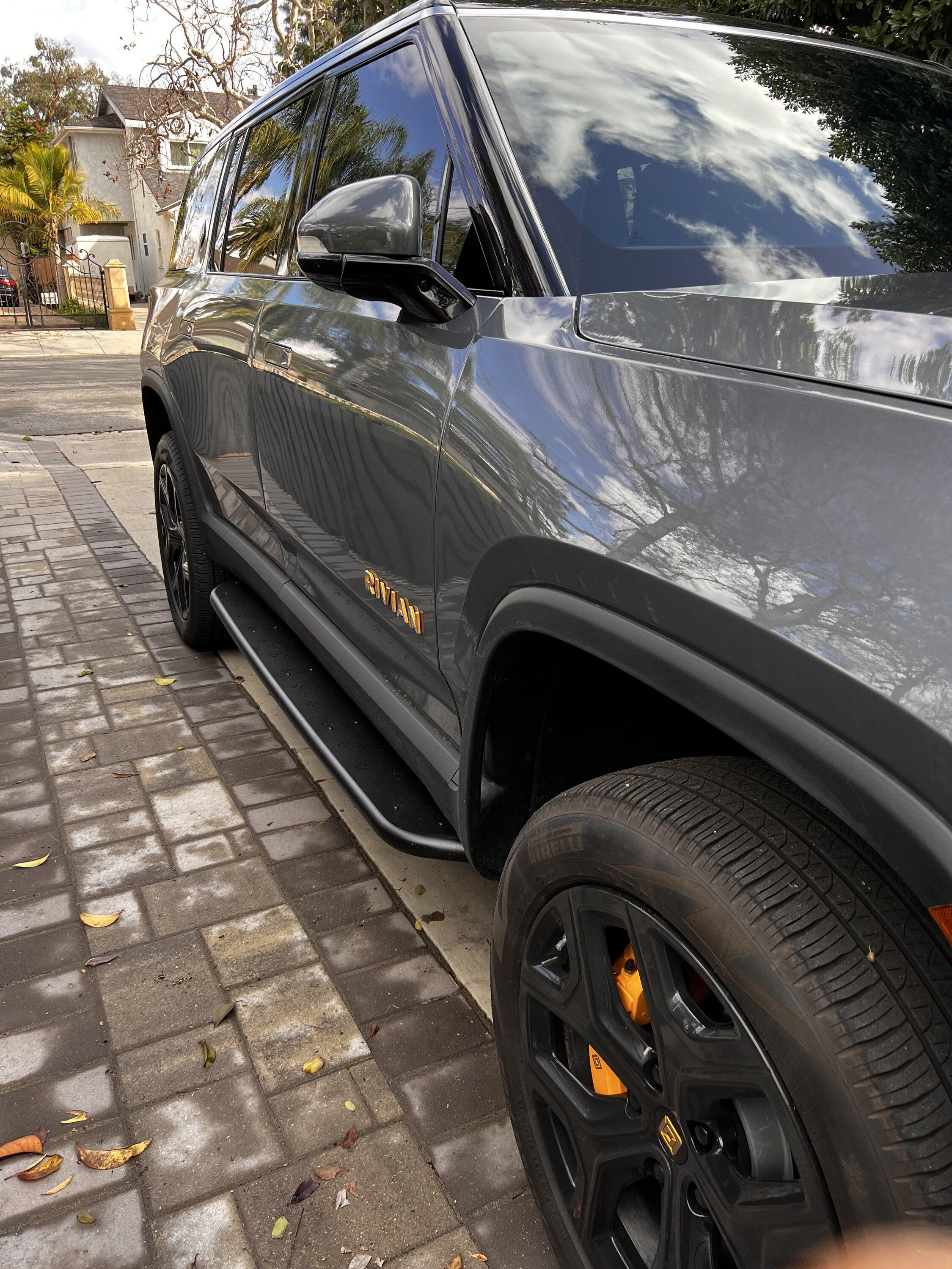 Nerf Car Fits For Rivian R1T 2022 2023 2024 Running Boards Side Steps ...
