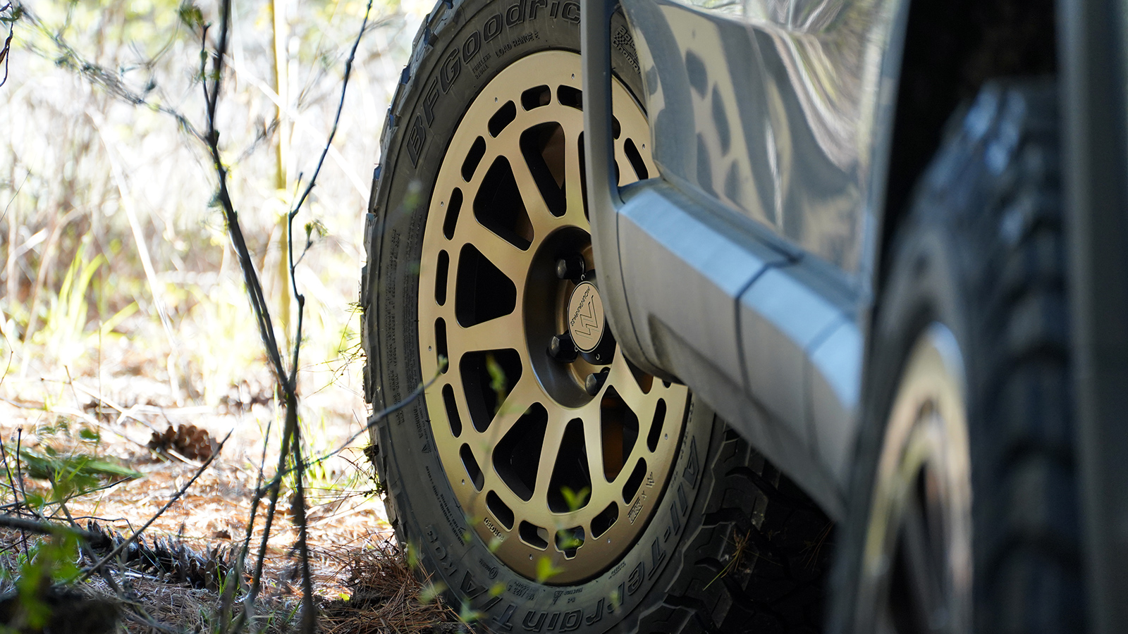 Rivian R1T R1S KO3 vs KO2 Tires Comparison - Side by Side Look and Technical Analysis MPP-Mega-Terra-In-The-Woods