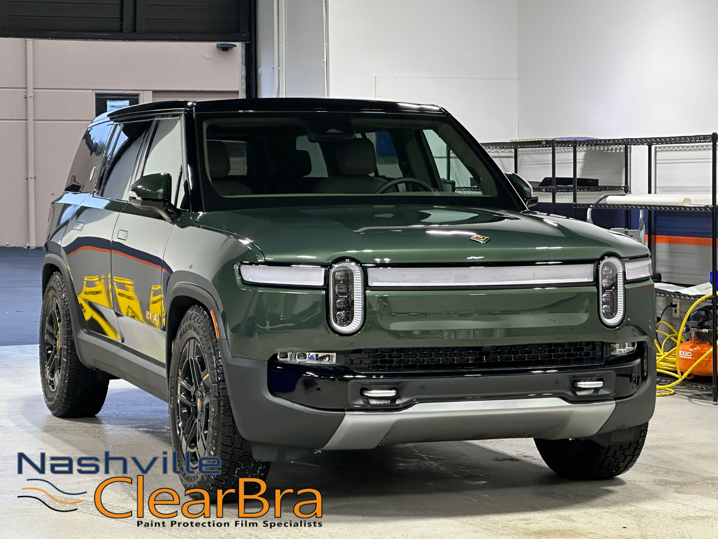 Rivian R1T R1S XPEL Rivian PPF Paint Protection Film Tint Ceramic Coating Vinyl Wrap nashville-clearbra-xpel-ultimate-fusion-prime-clear-bra-ceramic-tint-ppf-paint-protection-film