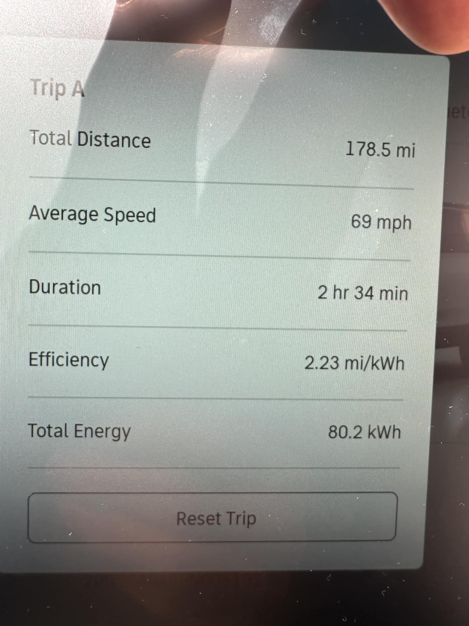 Rivian R1T R1S Is this efficiency drop normal?? (First road trip) Norman.Dallas