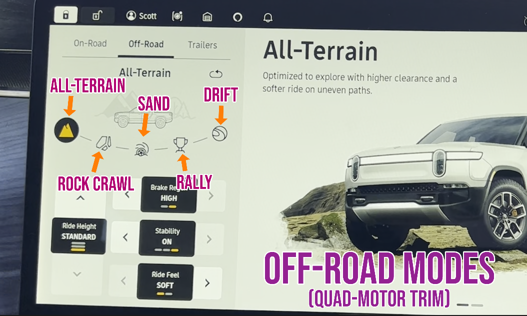 Rivian R1T R1S OTA Update 2023.38.0 - Early Look! Drive Mode & Towing Experience Changes Pasted image 20231016174819