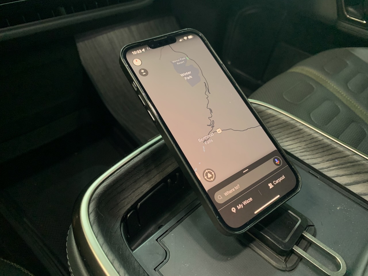 Rivian R1T R1S Mounting a cell phone.  Has anyone done it? phone mount rivian  - 1