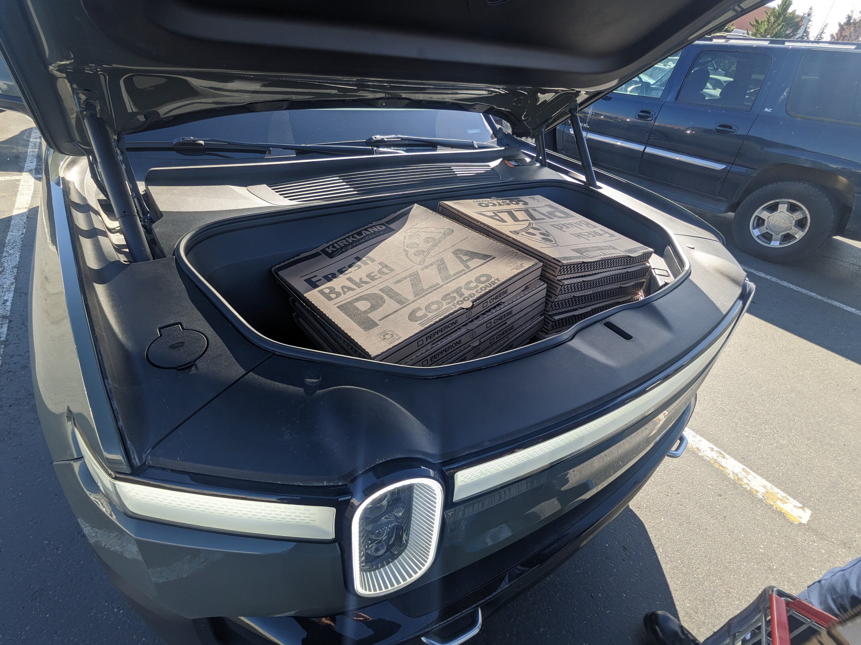 Car camping with induction stove and espresso machine is pretty sweet   Rivian Forum - R1T R1S R2 News, Specs, Models, RIVN Stock 