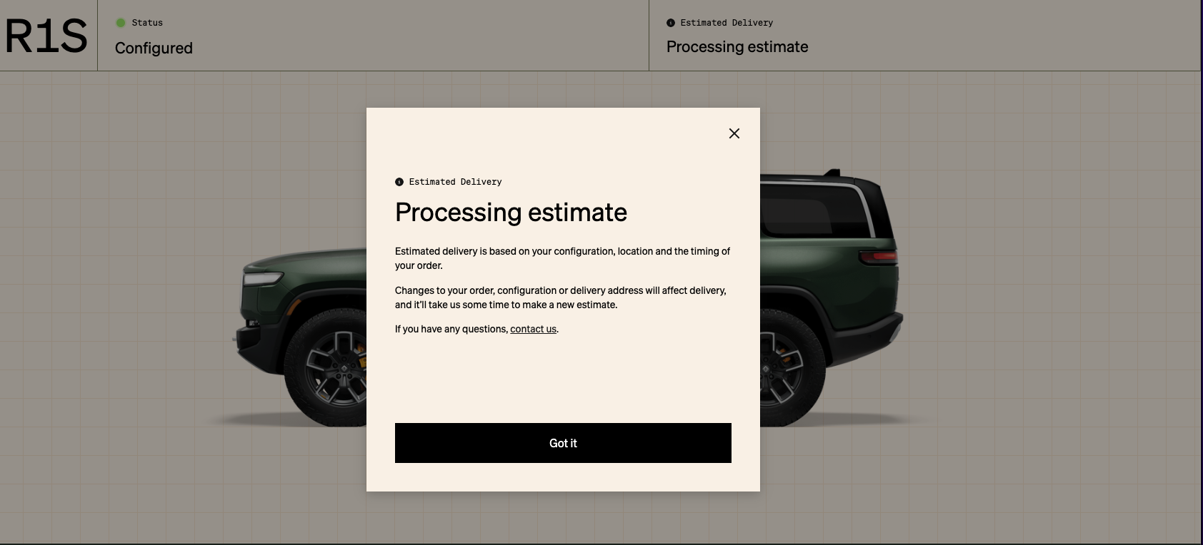 Rivian R1T R1S 🔮 Estimated Delivery Date Window is LIVE! What’s Yours?! 🔮 Screen Shot 2022-10-28 at 14.32.09