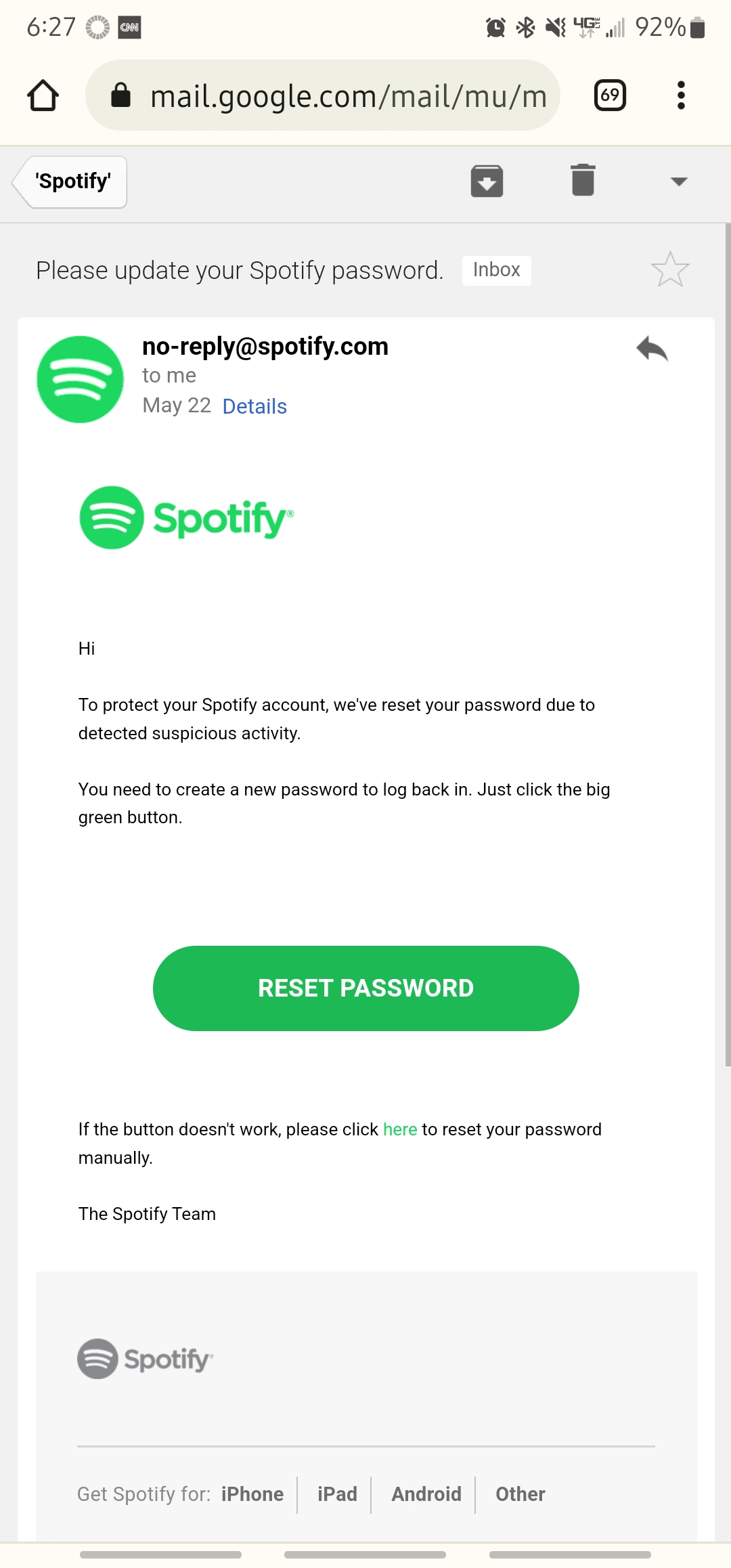 Rivian R1T R1S Spotify Account Security issues - Rivian? Screenshot_20220623-062743_Chrome