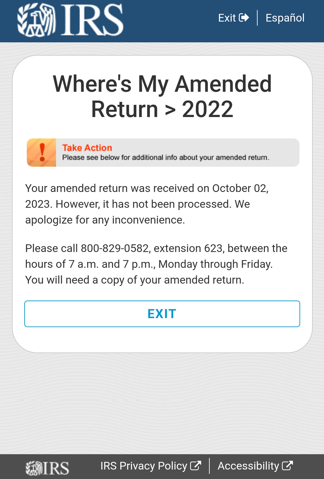 Rivian R1T R1S Amended return rejected Screenshot_20240428-142113
