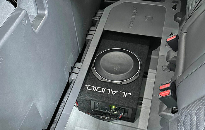 Simple 10" JL Subwoofer Install in R1T