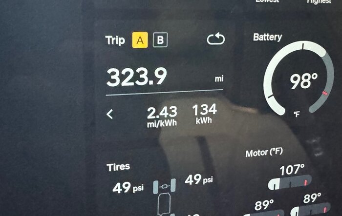 70 mph Range Test - Tri / Max / Defenders / Conserve = 335 miles