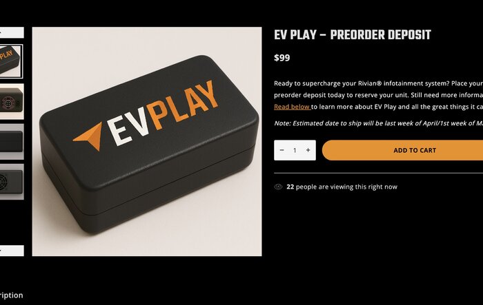 EV Play Preorder - Now Live (and working!)