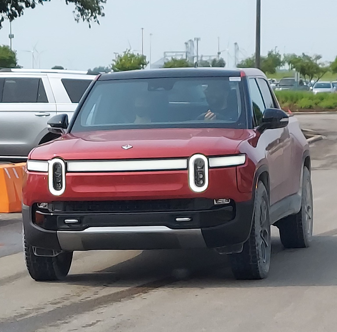 Clear Look at Canyon Red Rivian R1T Rivian Forum R1T R1S R2 R3 News