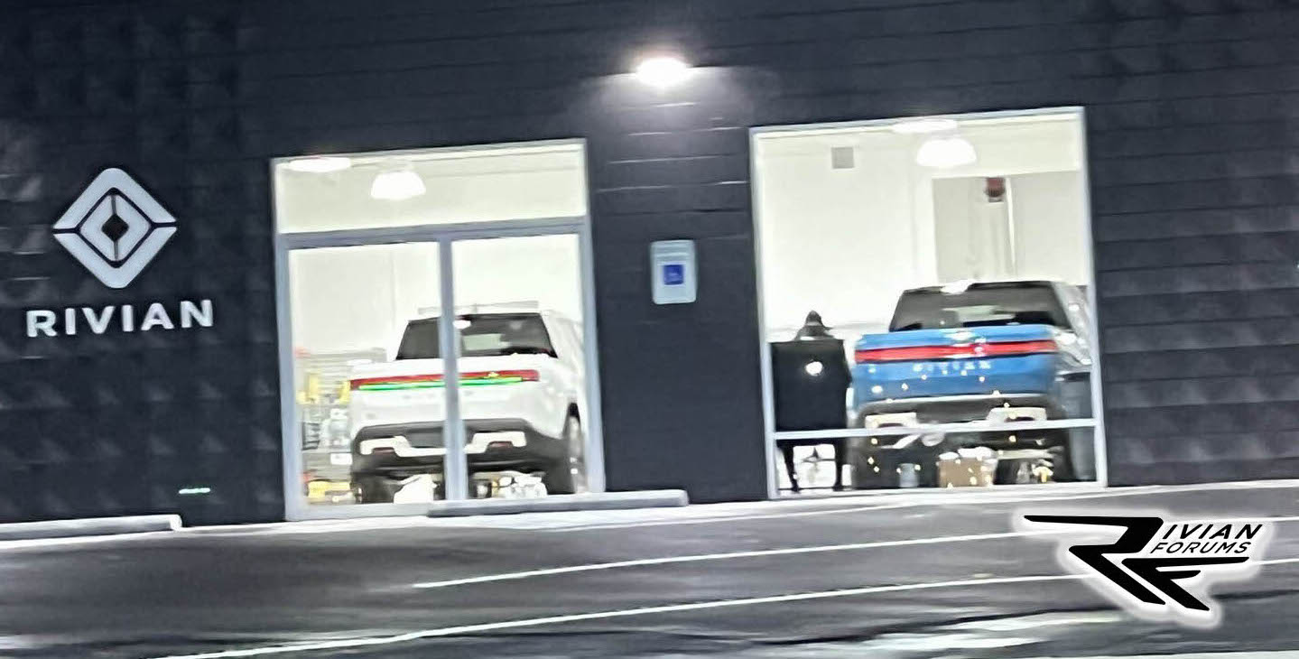 ? Multiple R1T spotted inside Bellevue Rivian Service Center Rivian