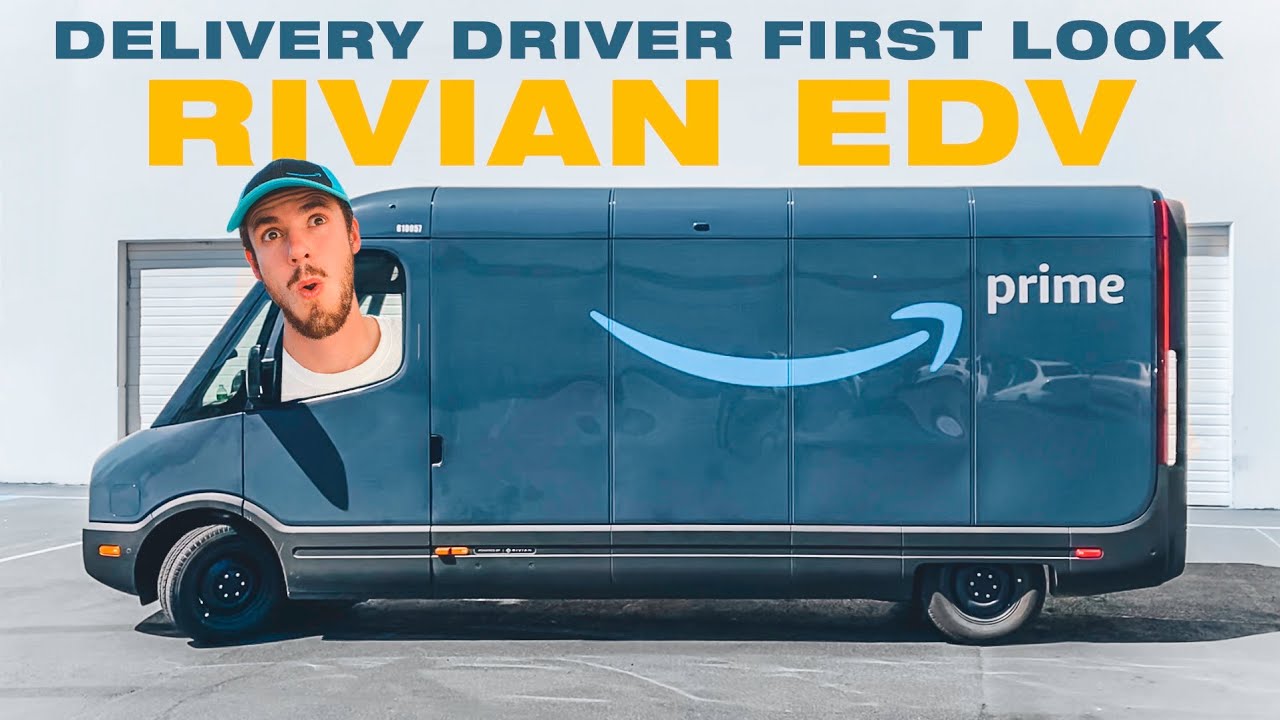 Amazon Rivian Delivery Van well reviewed by delivery driver Rivian