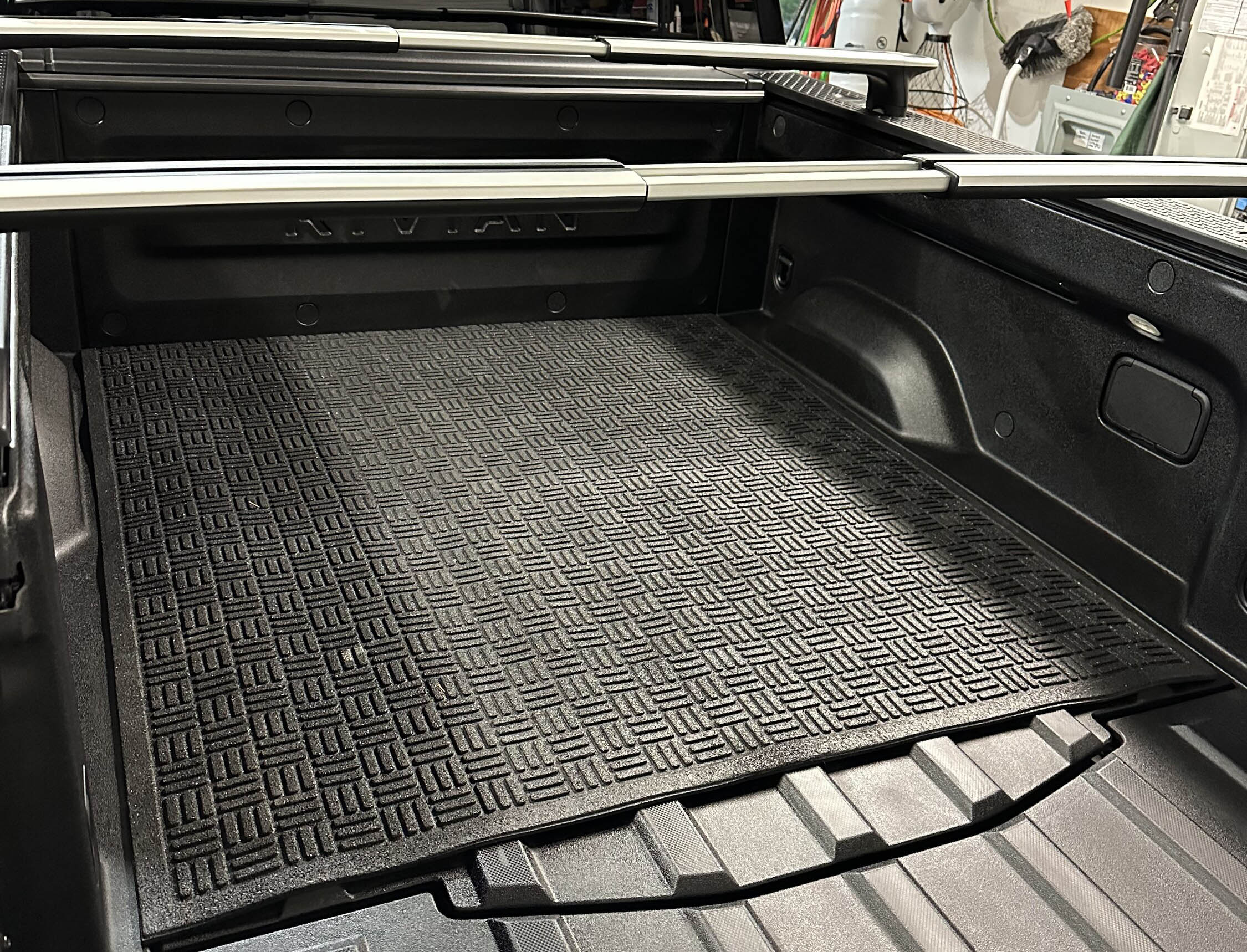 Jebinc’s rubber bed liner mod Rivian Forum R1T R1S R2 R3 News, Specs, Models, RIVN Stock