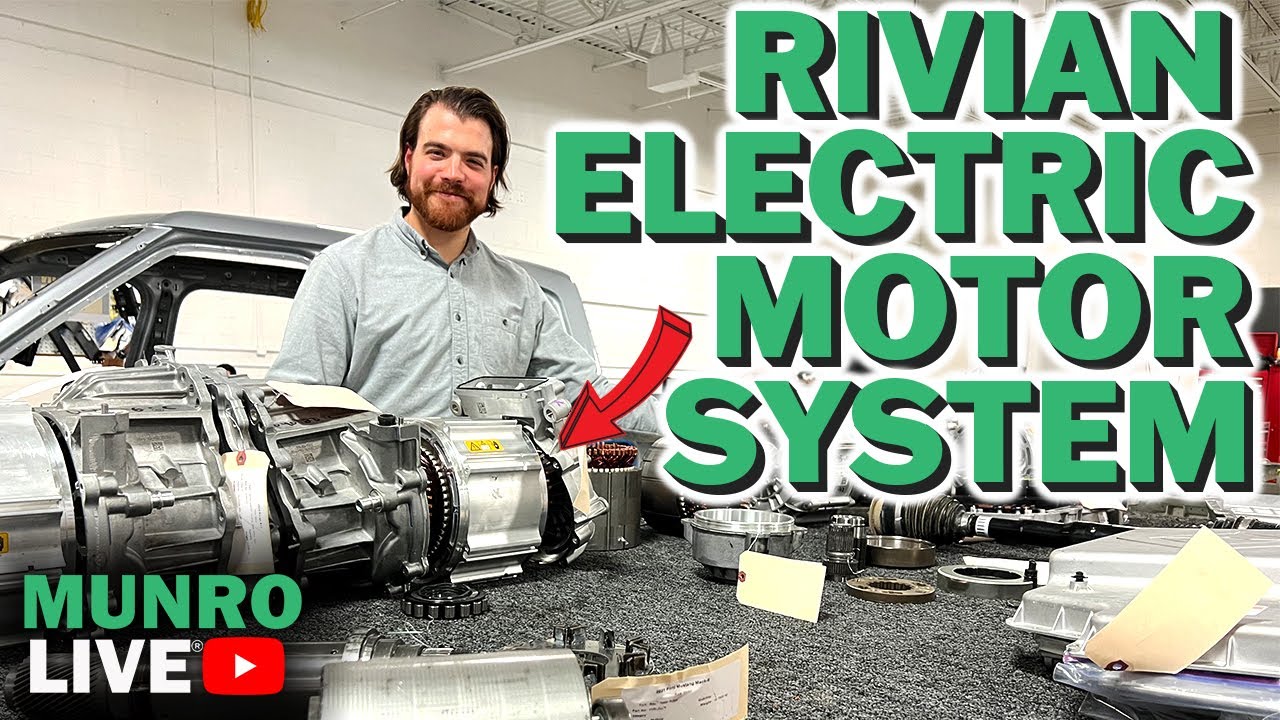Rivian Electric Motors Drive Unit Teardown Munro Live Rivian Forum