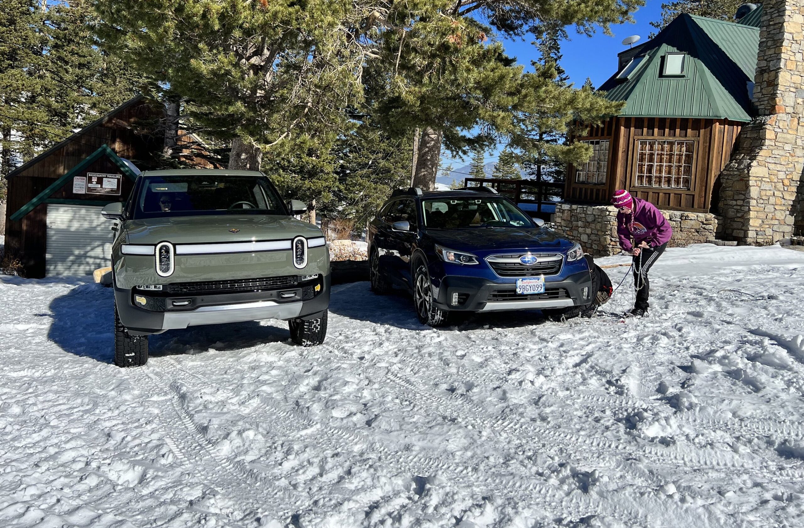 Bumper/Wheel Damage while recovering a stuck Subaru. Rivian replacing