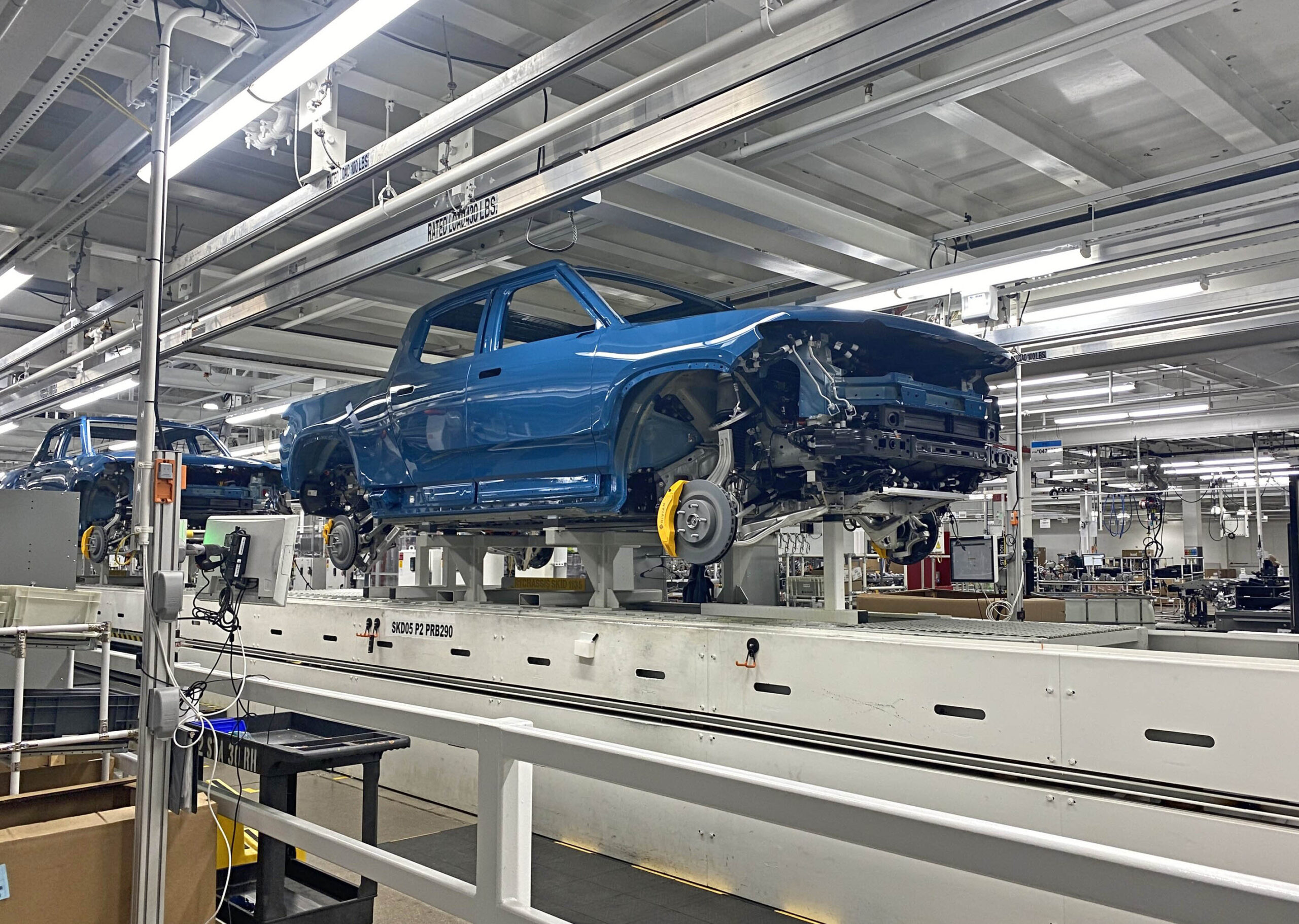 Rivian Holiday Family Day Our self guided tour of the factory floor
