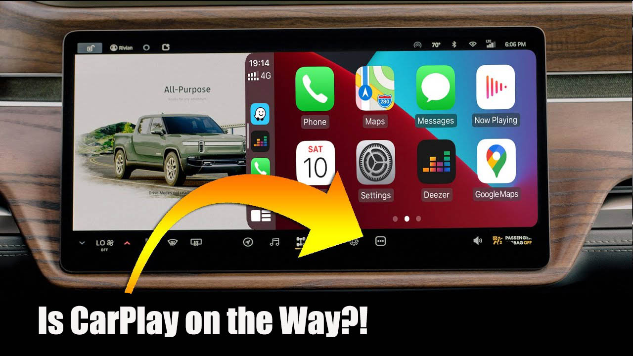 CarPlay discussion with Rivian CS company is working with Apple and it