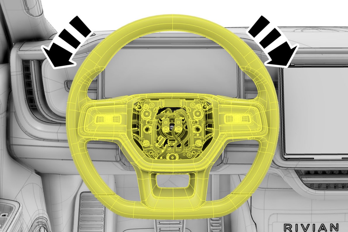 Misaligned steering wheel issue on R1T and R1S NHTSA Customer
