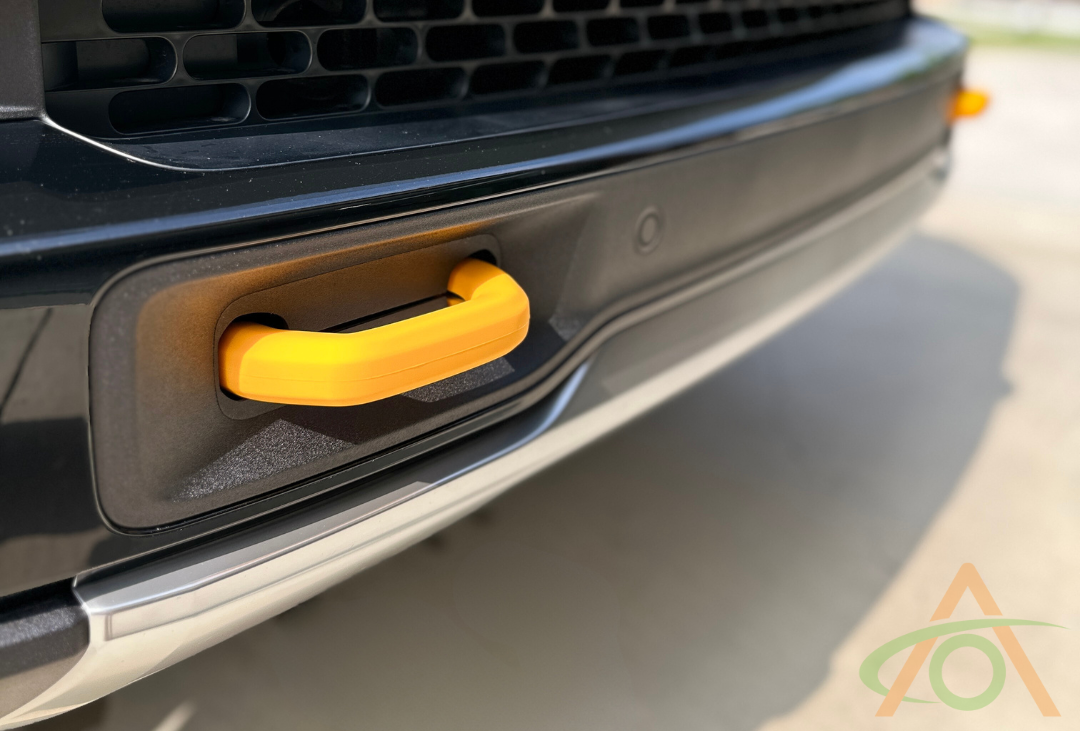 Tow Hook Covers - In Stock!  Rivian Forum - R1T R1S R2 R3 News